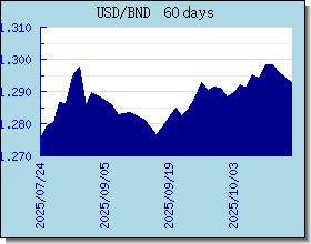 BND Currency Exchange Rates Chart and Graph